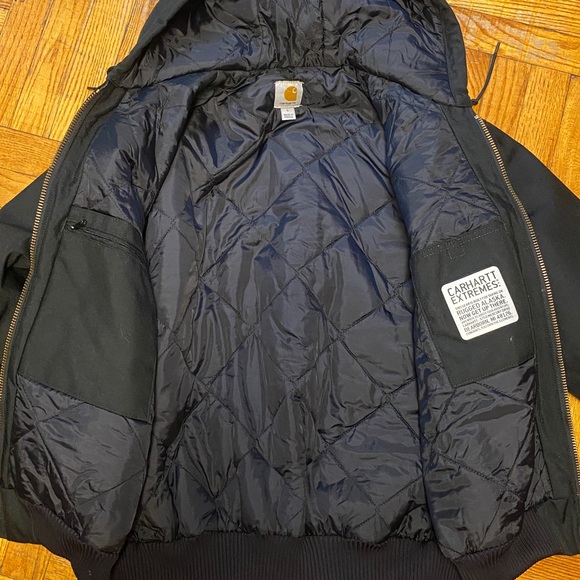 Carhartt Extremes J133 Men’s Insulated Jacket Black Size Large Firm on Price - Picture 6 of 9